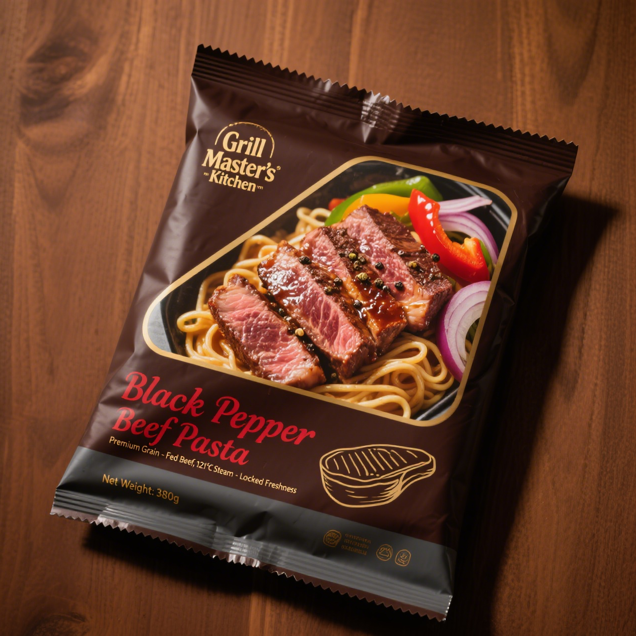 Retort Vacuum Pouch for Pre-Cooked Sous-Vide Steak