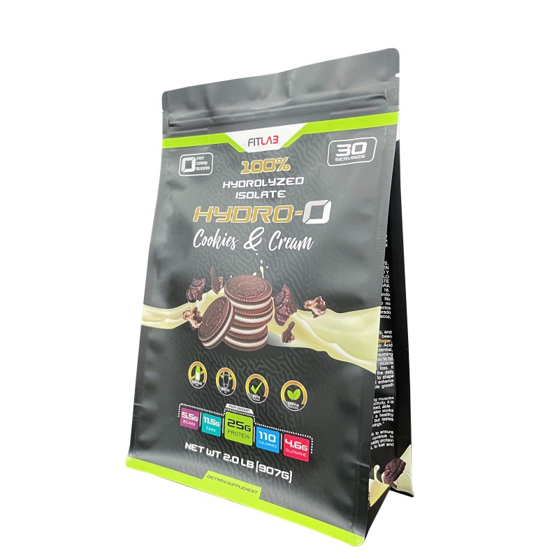 Flat Bottom Bags for Powdered Supplements (6)