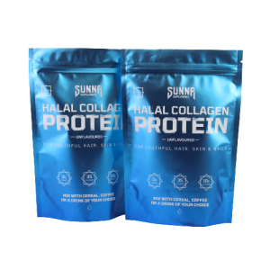 Glossy Finished Protein Powder Packaging