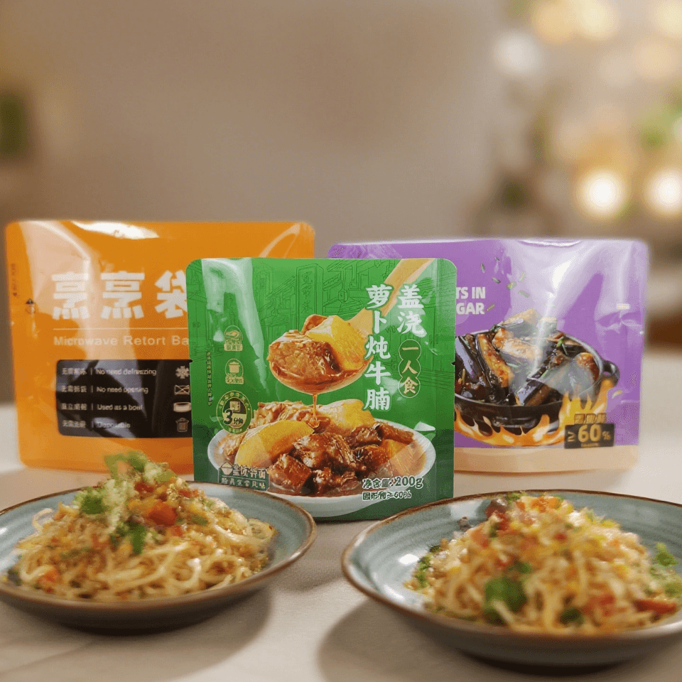 Ready Meal Pouches for a UK Meal Kit Startup